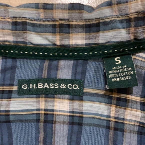 GH BASS & CO Plaid Button Down Shirt - Picture 4 of 5